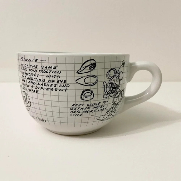 Disney Sketchbook Minnie Mouse Sketch Soup Mug - Picture 12 of 12